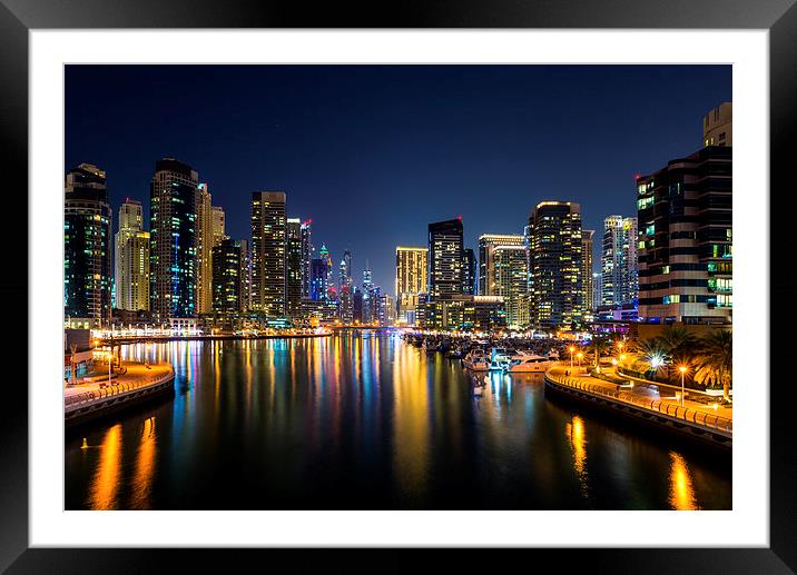  City Lights Framed Mounted Print by Dave Wragg