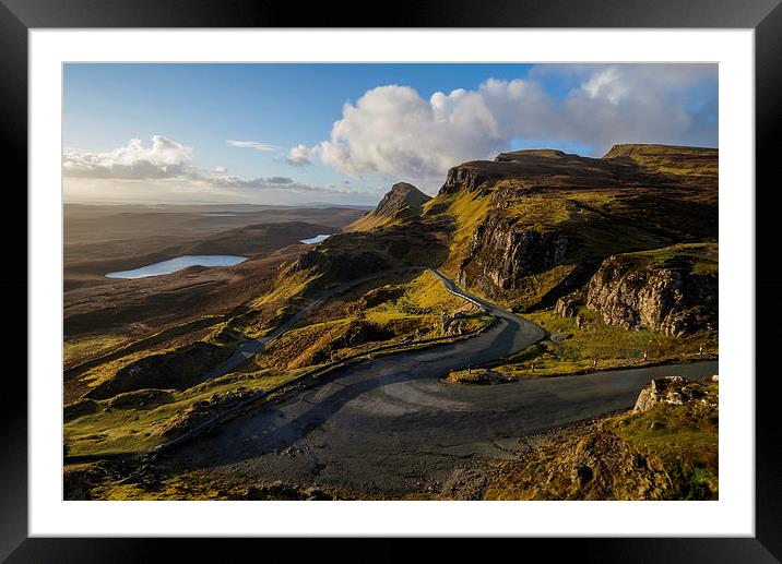  Quiraing Road Framed Mounted Print by Dave Wragg