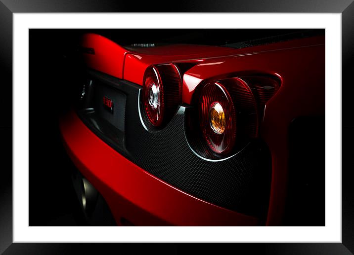  F430 Framed Mounted Print by Dave Wragg