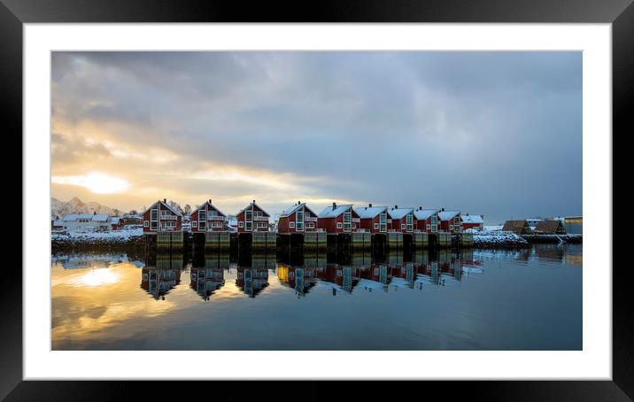 Morning reflections  Framed Mounted Print by Dave Wragg