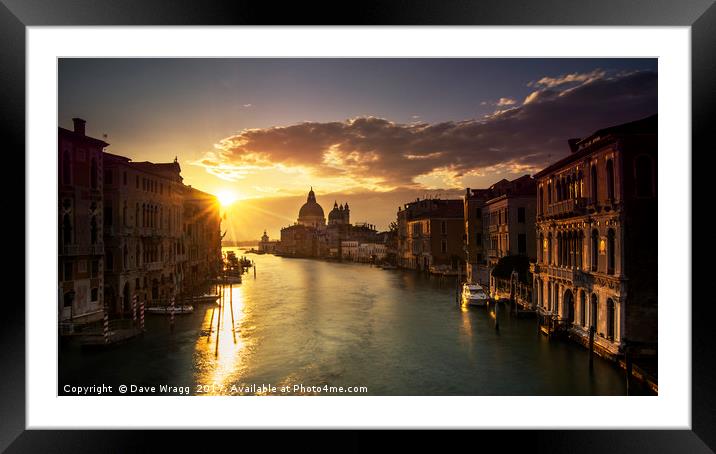 A Grand Sunrise Framed Mounted Print by Dave Wragg