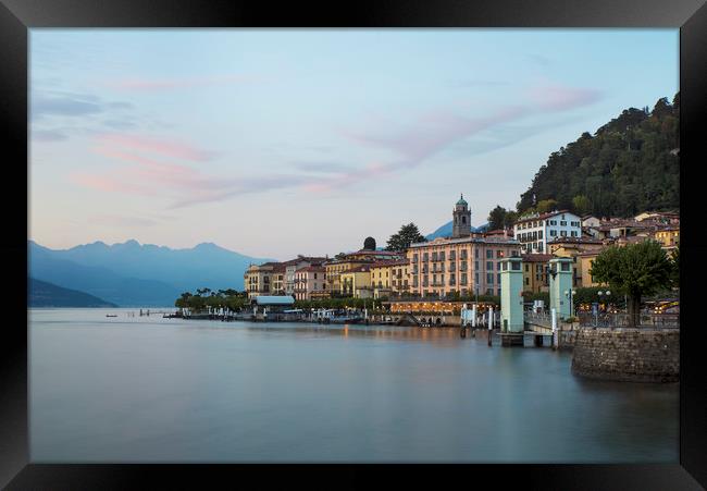 Bellagio Sunset Framed Print by Dave Wragg