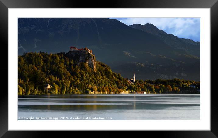 Autumn in Bled  Framed Mounted Print by Dave Wragg
