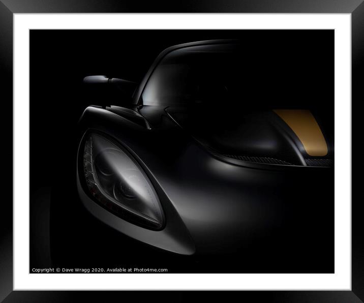 Lotus elise Framed Mounted Print by Dave Wragg