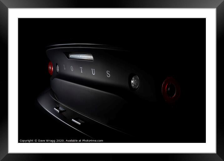 Lotus elise fine art Framed Mounted Print by Dave Wragg
