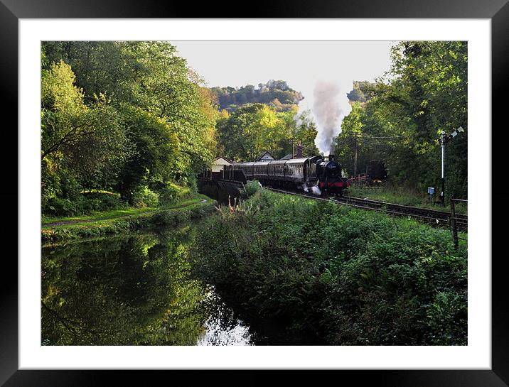 Steam Train Framed Mounted Print by Pam Sargeant
