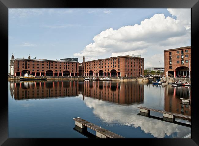 Albert Dock, Liverpool Framed Print by Pam Sargeant