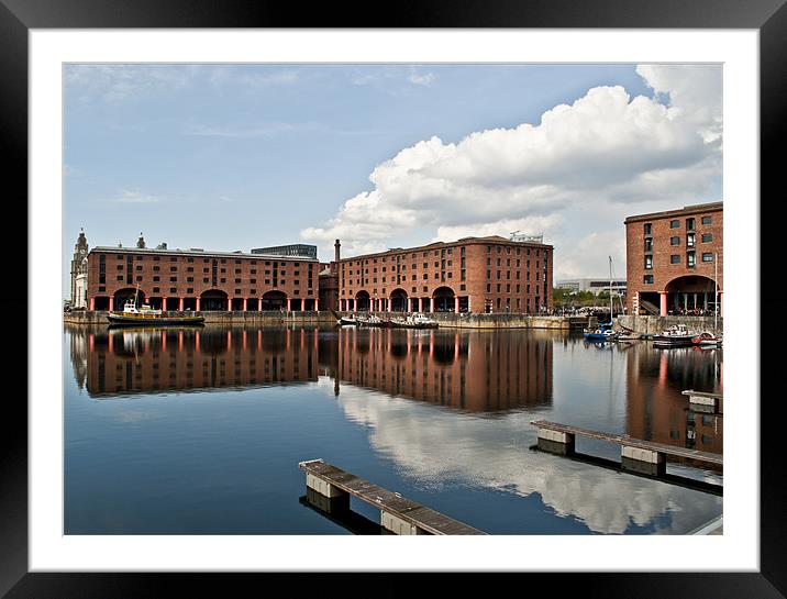 Albert Dock, Liverpool Framed Mounted Print by Pam Sargeant