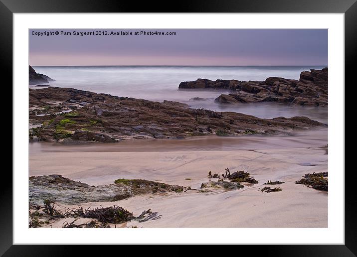Gwithian Beach Framed Mounted Print by Pam Sargeant