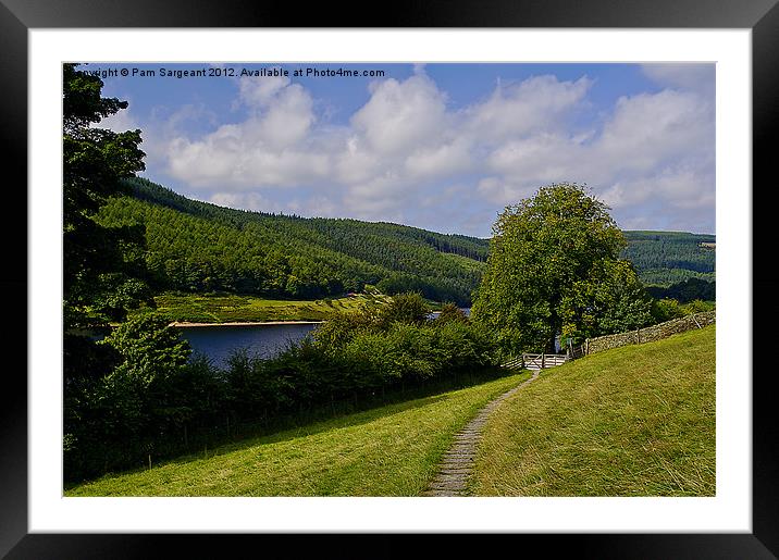 Ladybower Resevoir Framed Mounted Print by Pam Sargeant