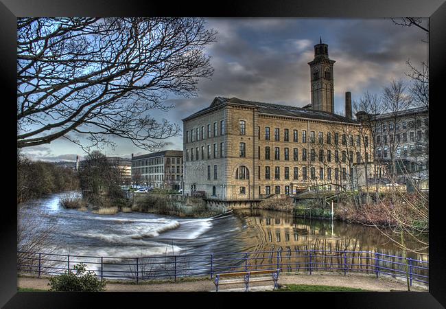 Salts Mill Framed Print by Andrew Holland