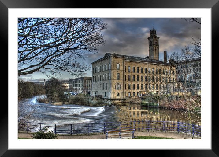 Salts Mill Framed Mounted Print by Andrew Holland