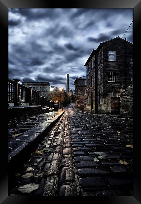  Saltaire at Dawn Framed Print by Andrew Holland