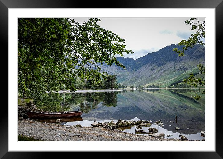 Buttermere Lake District  Cumbria Framed Mounted Print by Michelle PREVOT