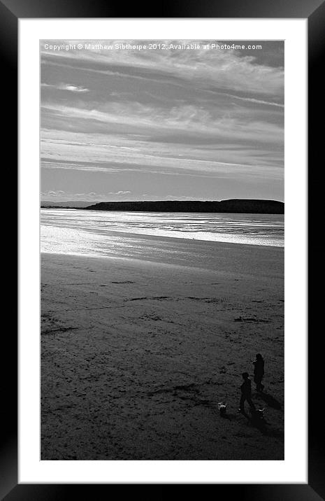 Out For A Walk Framed Mounted Print by Bristol Canvas by Matt Sibtho