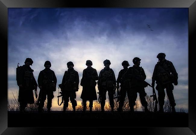 Easy Company Framed Print by Gabor Dvornik