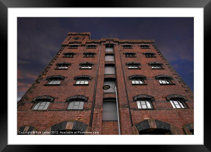 The old Mill Framed Mounted Print by Rob Lester