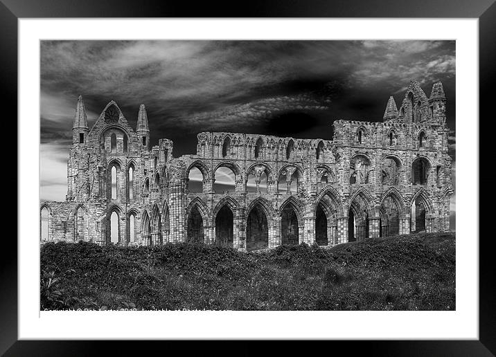 Whitby Abbey, Yorkshire. Framed Mounted Print by Rob Lester