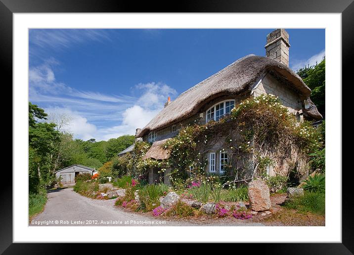 A Cornish Dream. Framed Mounted Print by Rob Lester