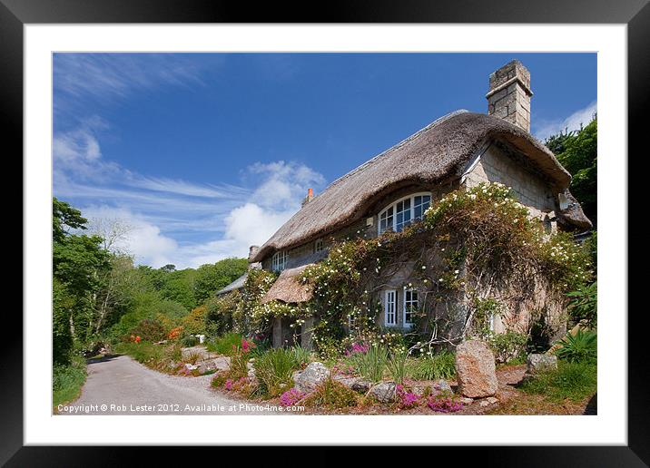 Cornish dream -Re-edit Framed Mounted Print by Rob Lester