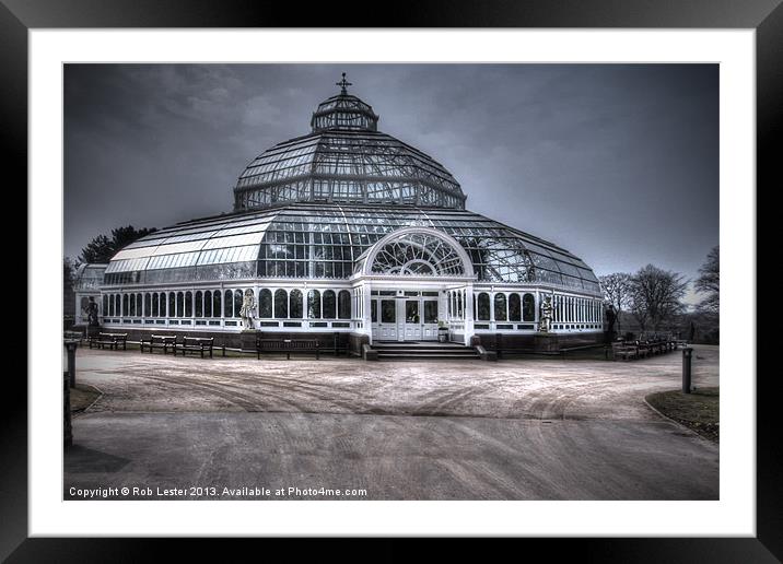 Sefton park Palm House Framed Mounted Print by Rob Lester