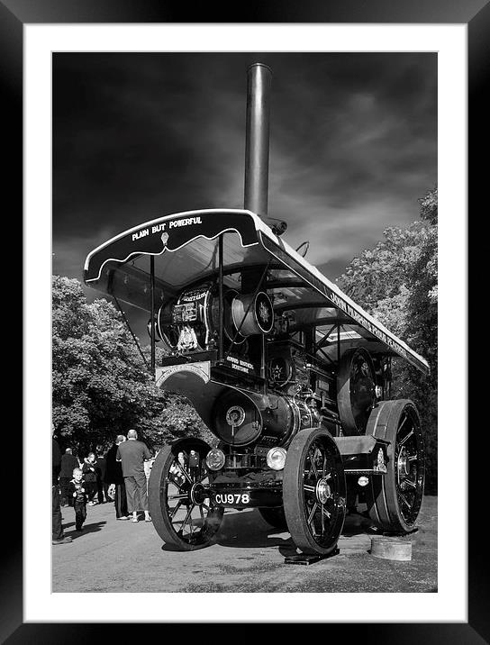 Showman`s (Traction) Engine_Reknown Framed Mounted Print by Rob Lester