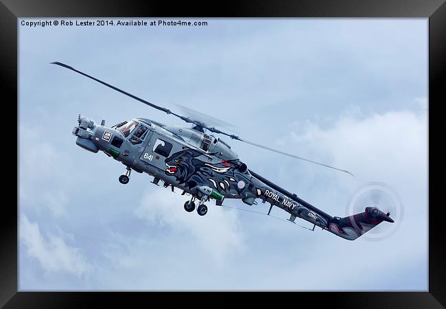  Black Cat, Royal Navy Framed Print by Rob Lester