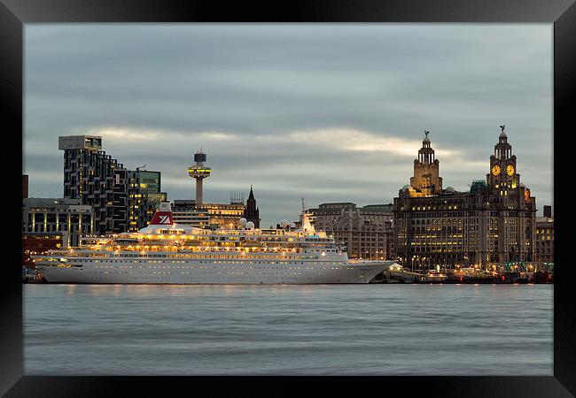  Liverpool Dawn Framed Print by Rob Lester