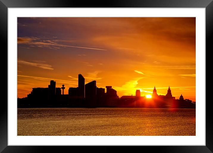 Liverpool  glory Framed Mounted Print by Rob Lester