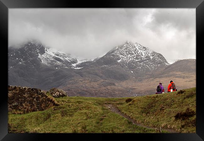 Sgùrr nan Gillean,cuillins,Skye Framed Print by Rob Lester