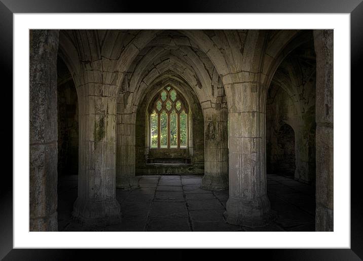 Valle Crucis Abbey HDR Framed Mounted Print by Rob Lester