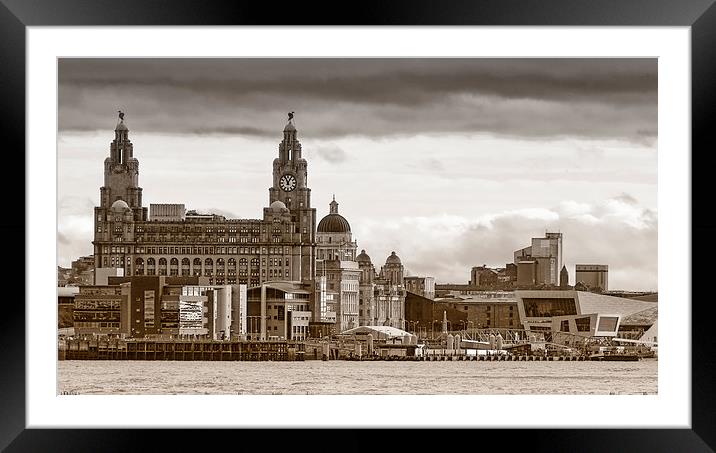  Liverpool Waterfront Framed Mounted Print by Rob Lester