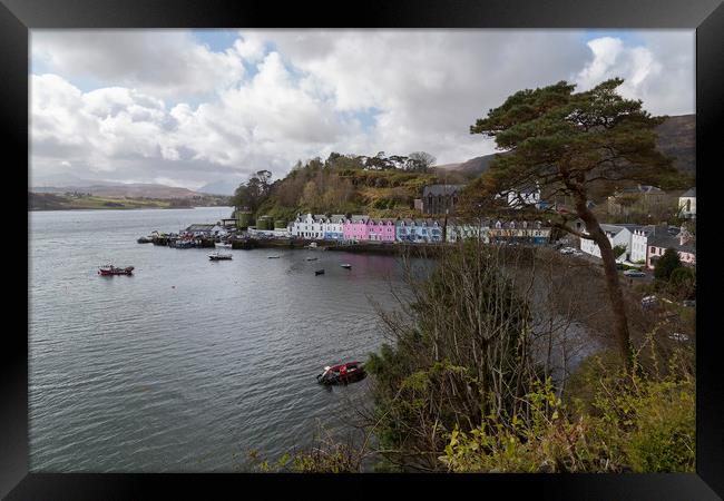Portree on the Isle of Skye Framed Print by Rob Lester