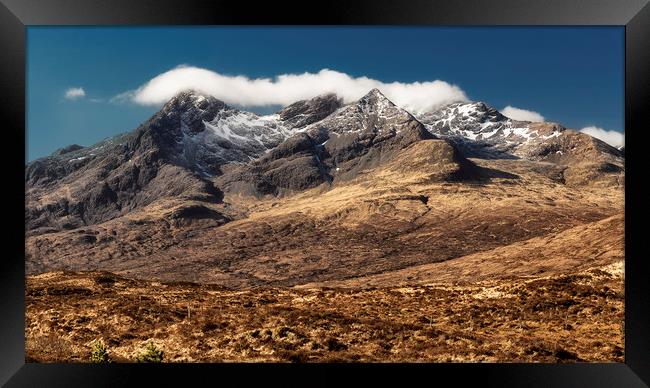 The Mighty Cuillin Framed Print by Rob Lester