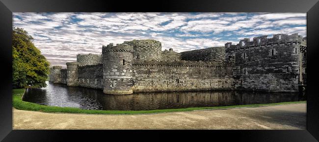 Beaumaris castle Framed Print by Rob Lester