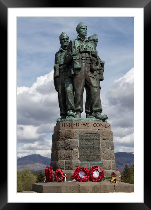 Commando Memorial, Spean Bridge. Framed Mounted Print by Rob Lester