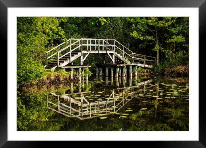 Les Tourbieres Framed Mounted Print by Rob Lester