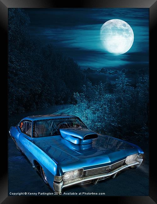Midnight Impala Framed Print by Kenny Partington