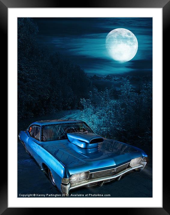 Midnight Impala Framed Mounted Print by Kenny Partington