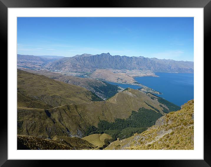The Remarkables Framed Mounted Print by gareth dutton