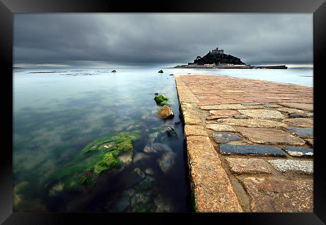 St Michaels Mount Framed Print by James Gilpin