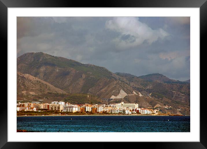 Nerja Costa del Sol Andalusia Spain Framed Mounted Print by Andy Evans Photos