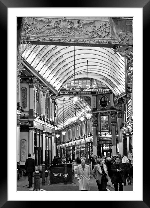 Leadenhall Market City of London England Framed Mounted Print by Andy Evans Photos