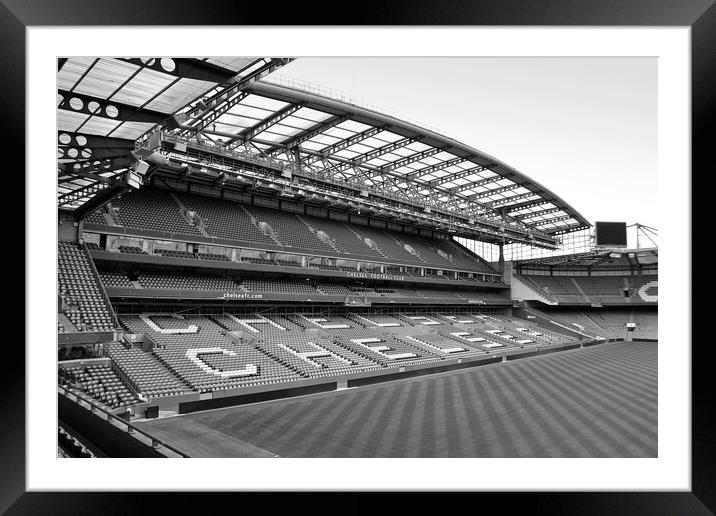 Chelsea Stamford Bridge West Stand Framed Mounted Print by Andy Evans Photos