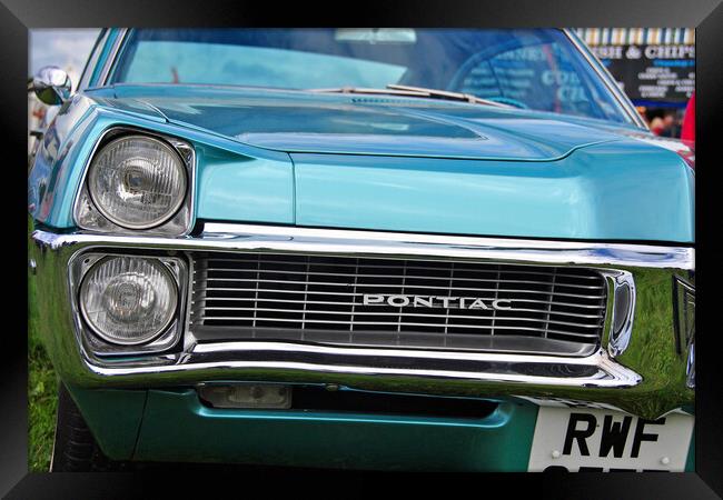 Pontiac Classic American Motor Car Framed Print by Andy Evans Photos