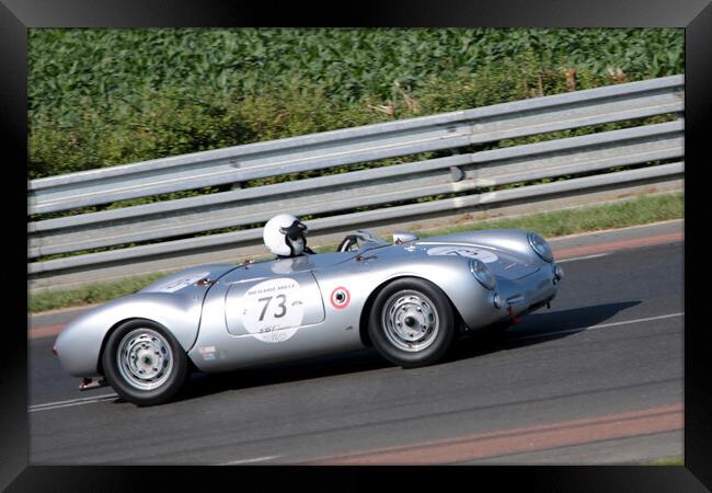 Porsche 550 Spyder Sports Motor Car Framed Print by Andy Evans Photos