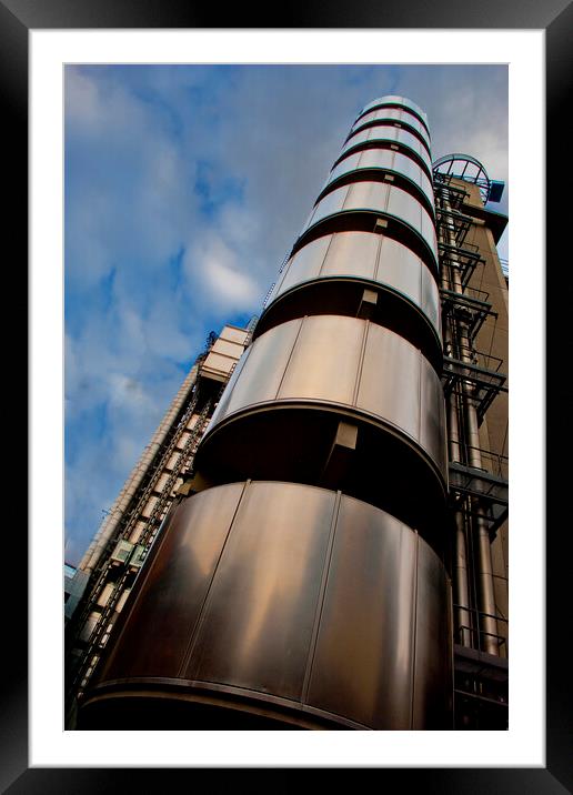 Lloyds of London Building England UK Framed Mounted Print by Andy Evans Photos