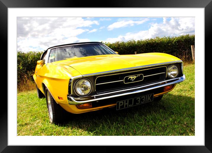 Iconic American Muscle Car Framed Mounted Print by Andy Evans Photos