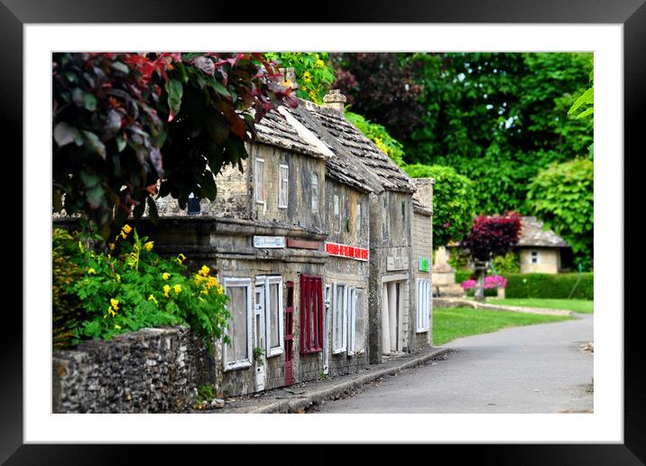 Bourton on the Water Model Village Cotswolds Gloucestershire Eng Framed Mounted Print by Andy Evans Photos