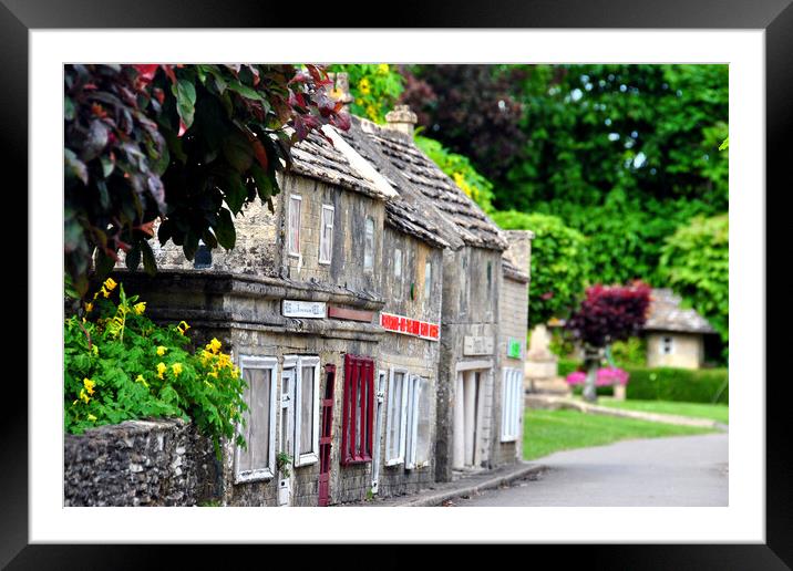 Bourton on the Water Model Village Cotswolds Framed Mounted Print by Andy Evans Photos